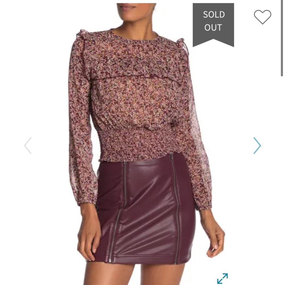 Floral smock top